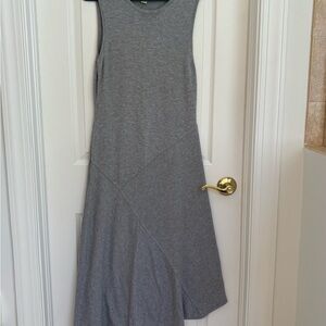 Michael Kors Gray Asymmetrical Sheath Dress